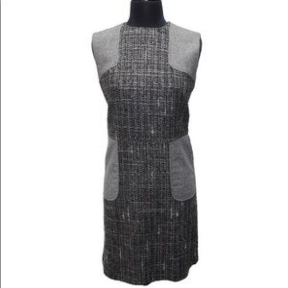 RED Valentino Black and Gray Tweed Dress - Picture 1 of 1